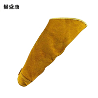 樊盛康 牛皮电焊护袖 防火花防烫耐磨工业工作袖套 60cm长 双