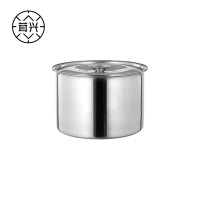 茸兴 304不锈钢调料罐圆形 直径10cm