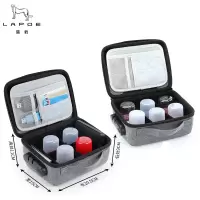 猎豹 印章盒财务印章公章收纳包印鉴包6格 P32-6/个