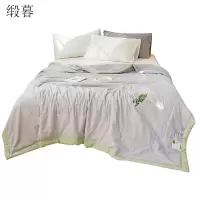 缎暮 夏季艾草抗菌亲肤夏被驱蚊夏凉被空调单人被 150*200CM 条