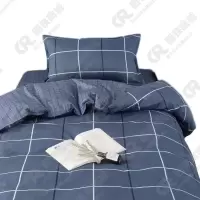 缎暮 全棉套件学生宿舍六件套床上用品 1.2M床(三件套+4斤棉花被+3斤棉花褥垫+枕芯)套