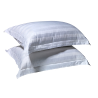 煊煜大号枕套缎条提花枕套一只装纯棉酒店布草缎条枕套 缎条枕套 60cm*90cm