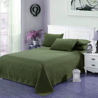 煊煜 军绿床单 职工宿舍常用军训常用全棉床单 规格160*230cm 条
