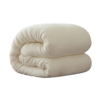 煊煜 白棉被 200*210/8斤 全棉白色包布 内胎含网棉絮被子 条