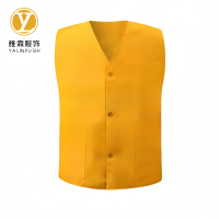 雅霖服 劳保马甲YLF24ZS166 黄色 件
