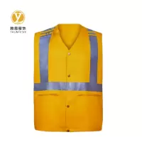 雅霖服 高可视性警示防护服 黄马甲(可定制)YLF-25052602 件