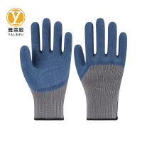 雅霖服 拉毛绒轮胎胶保暖手套YLF1234 双