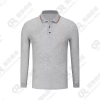 浩博时代 精梳棉春秋舒适速干长袖POLO衫 S-6XL 件