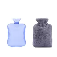 浩博时代 PVC兔毛热水袋套装 1000ML 套