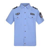 浩博时代 保安服夏装短袖夏裤套装 L-4XL 套