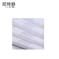 尼特舒 白色缎条纯棉布 (白色)/幅宽1650mm/ 米