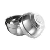 烹巅(Poondear)不锈钢碗食品级学校食堂单位用碗 PDW-01