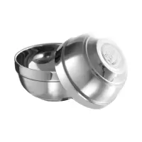 烹巅(Poondear)不锈钢碗食品级学校食堂单位用碗 PDW-01