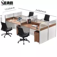 圣承启 屏风办公桌 加柜椅 张