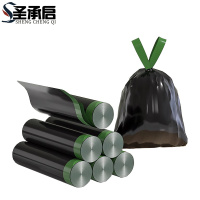 圣承启 黑色垃圾袋 2.5丝45*50cm卷