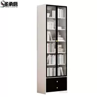 圣承启 玻璃门书柜 60cm台