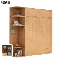 圣承启 木质衣柜 4门台