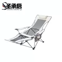 圣承启 躺椅 黑色+脚托 把