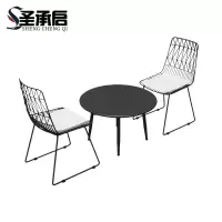 圣承启 户外桌椅 黑色一桌两椅 套