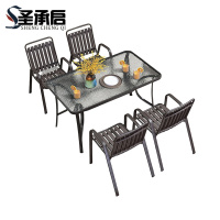 圣承启 桌椅 120长桌*4椅 套