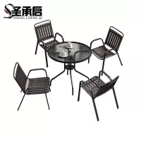 圣承启 桌椅 圆桌*4椅 套