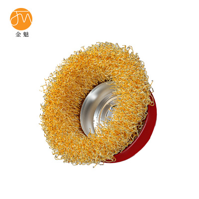 金魅 钢丝刷头 100型 孔16mm 个