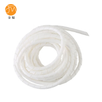 金魅 阻燃缠绕管 乳白色PE材质外径10mm KG