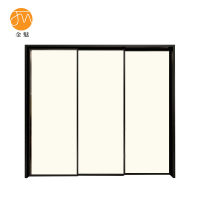 金魅 铝材玻璃门隔断 8mm钢化玻璃 平方米