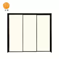 金魅 铝材玻璃门隔断 8mm钢化玻璃 平方米