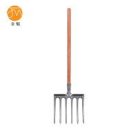 金魅 六齿钢叉 头+1.2米实木手柄 个