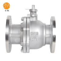 金魅 不锈钢手动法兰球阀 304不锈钢DN150重型 个