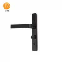 金魅 玻璃门锁 黑色125孔 个