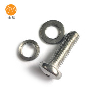 金魅 不锈钢半圆头螺钉 M4*10 三组合 个