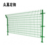 众翼宏翔 防护网铁丝网围栏铁栅栏双边护栏(不含安装) 1.8*3米丝径5mm 片