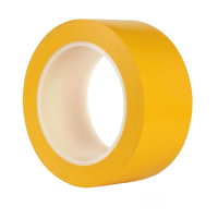 智铮朗月 PET警示胶带黄色宽4.5cm长33m 卷