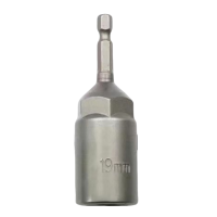 智铮朗月 强磁六角批头套筒加深手电钻套筒 19*80mm  个