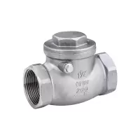 智铮朗月 不锈钢卧式止回阀 H14W-16P DN20 个