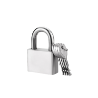 智铮朗月 不锈钢短梁挂锁 单开70mm 个