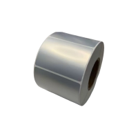 智铮朗月 哑银不干胶标签纸 可定制 100*40mm 1000枚 卷