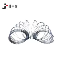 捷宇辉钢丝刀刺滚笼 芯丝直径2.5mm*刀刺宽度22mm*刀片厚度0.5mm 2.5*22mm/kg