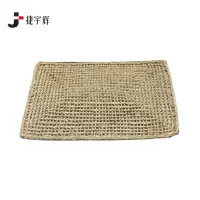 捷宇辉手工方形草编垫350mm*600mm/张