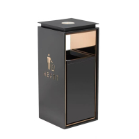 合祥源 不锈钢垃圾桶 330*330*760mm/个