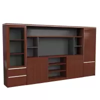 合祥源 博古架书柜文件柜 3690*450*2000mm 组