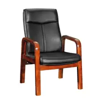 合祥源 实木会议椅西皮椅 630*550*1100mm QX-BGY46  单位:张
