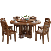 合祥源 餐桌椅组合配十椅 含转盘 1600*1600*720mm QX-CZ16 单位:套