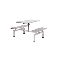 合祥源 连体餐桌椅组合 1200*600*750mm QX-CZ24 单位:张