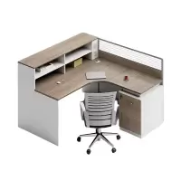 合祥源 屏风工位配椅子 1400*1200*1200mm (计价单位:套)