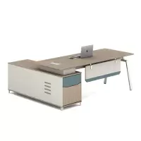 合祥源 QZYH-42 办公桌 含副柜办公椅 1600*1600*750mm 单位:套