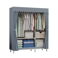 合祥源 QX-YG11 钢架布艺衣柜 1200*450*1700mm 单位:组