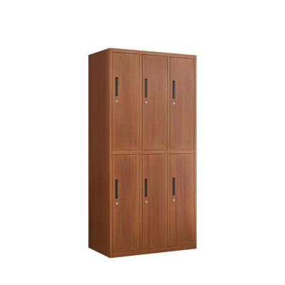 合祥源 ZTJ-YG09 六门更衣柜 木纹 900*500*1850mm 单位:组